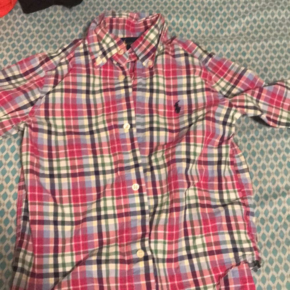 Long sleeve causal polo shirt